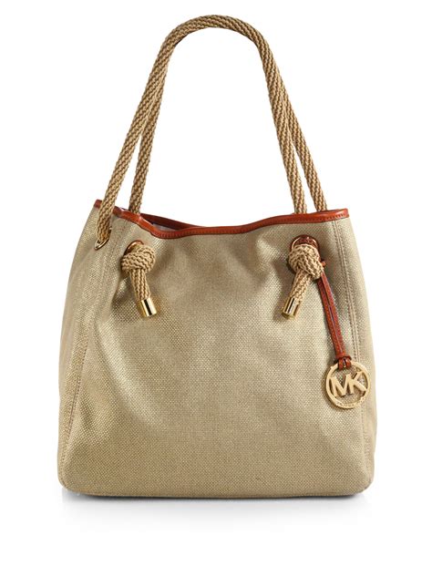 michael kors canvas bag|Michael Kors canvas tote bags.